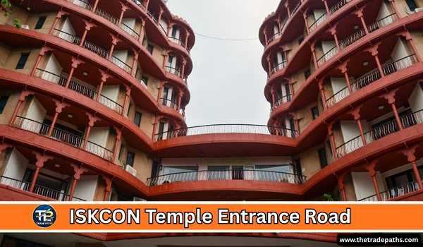 ISKCON Temple Entrance Road